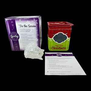 Scentsy 'Tis The Season Full Size Christmas Wax Warmer Countdown Chalkboard